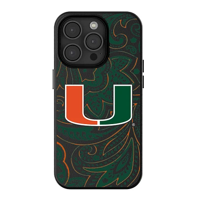 Keyscaper Miami Hurricanes Paisley iPhone Magnetic Bump Case