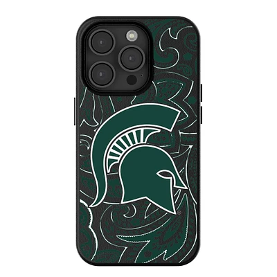 Keyscaper Michigan State Spartans Paisley iPhone Magnetic Bump Case
