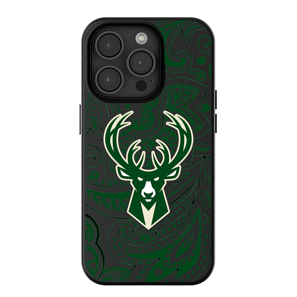 Keyscaper Milwaukee Bucks Paisley iPhone Magnetic Bump Case
