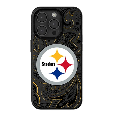 Keyscaper Pittsburgh Steelers Paisley iPhone Magnetic Bump Case