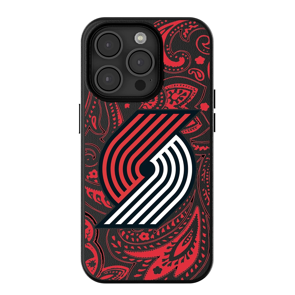 Keyscaper Portland Trail Blazers Paisley iPhone Magnetic Bump Case