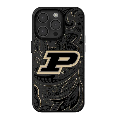Keyscaper Purdue Boilermakers Paisley iPhone Magnetic Bump Case