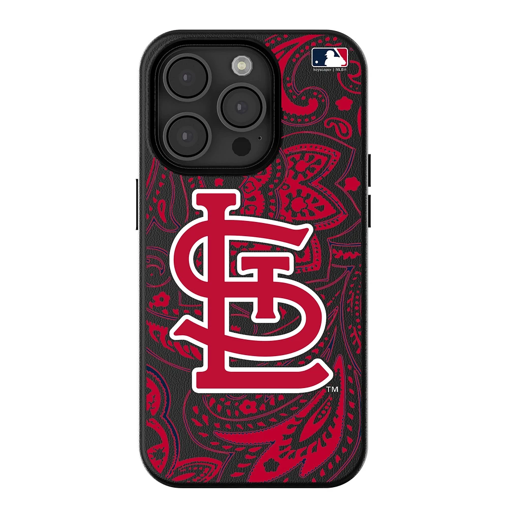Keyscaper St. Louis Cardinals Paisley iPhone Magnetic Bump Case