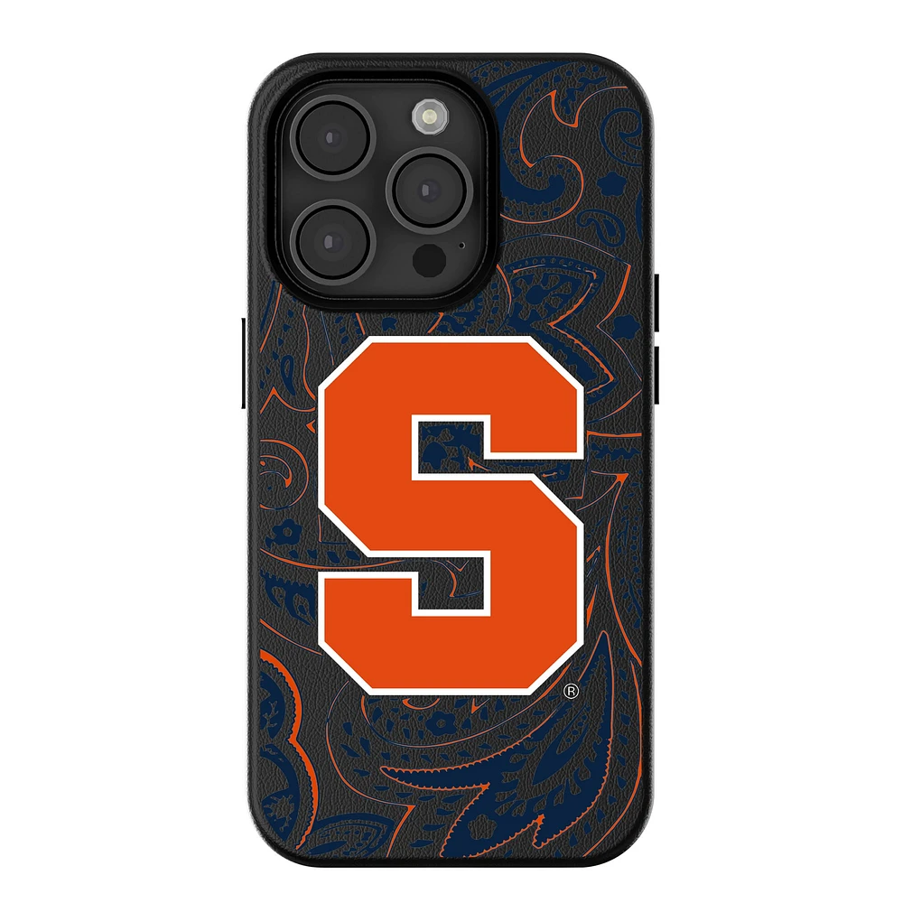 Keyscaper Syracuse Orange Paisley iPhone Magnetic Bump Case