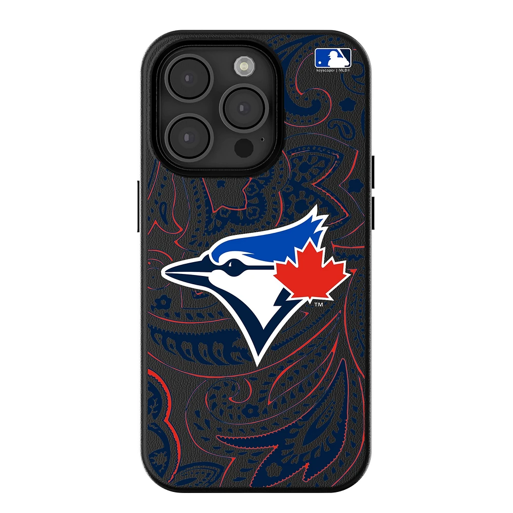 Keyscaper Toronto Blue Jays Paisley iPhone Magnetic Bump Case
