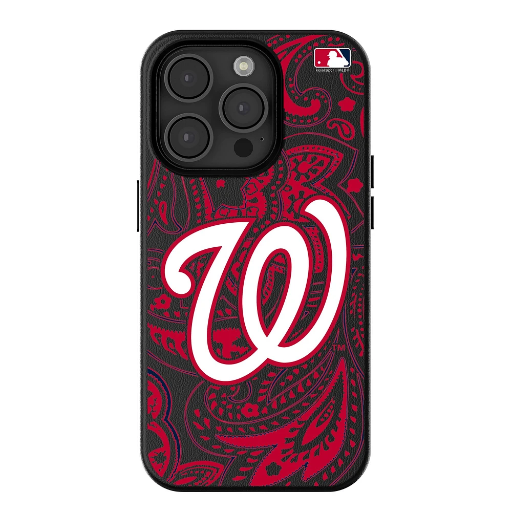 Keyscaper Washington Nationals Paisley iPhone Magnetic Bump Case