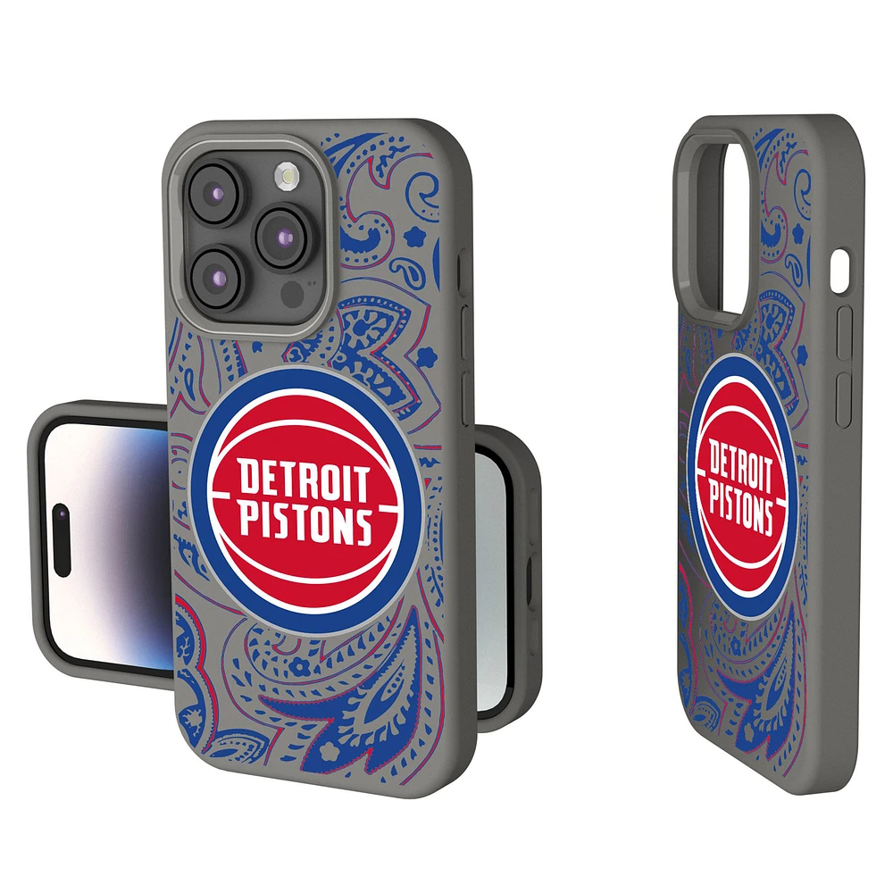 Detroit Pistons Paisley iPhone Soft Touch Case