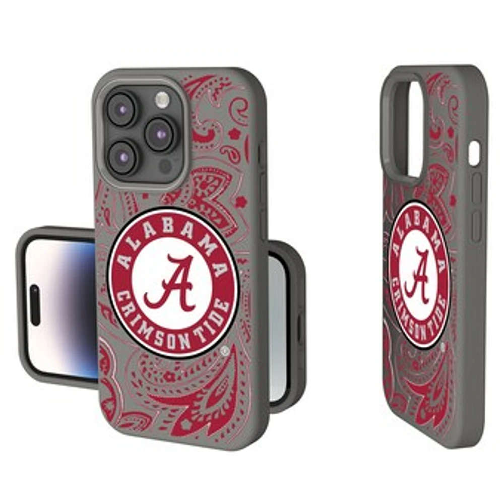 Alabama Crimson Tide Paisley iPhone Soft Touch Case