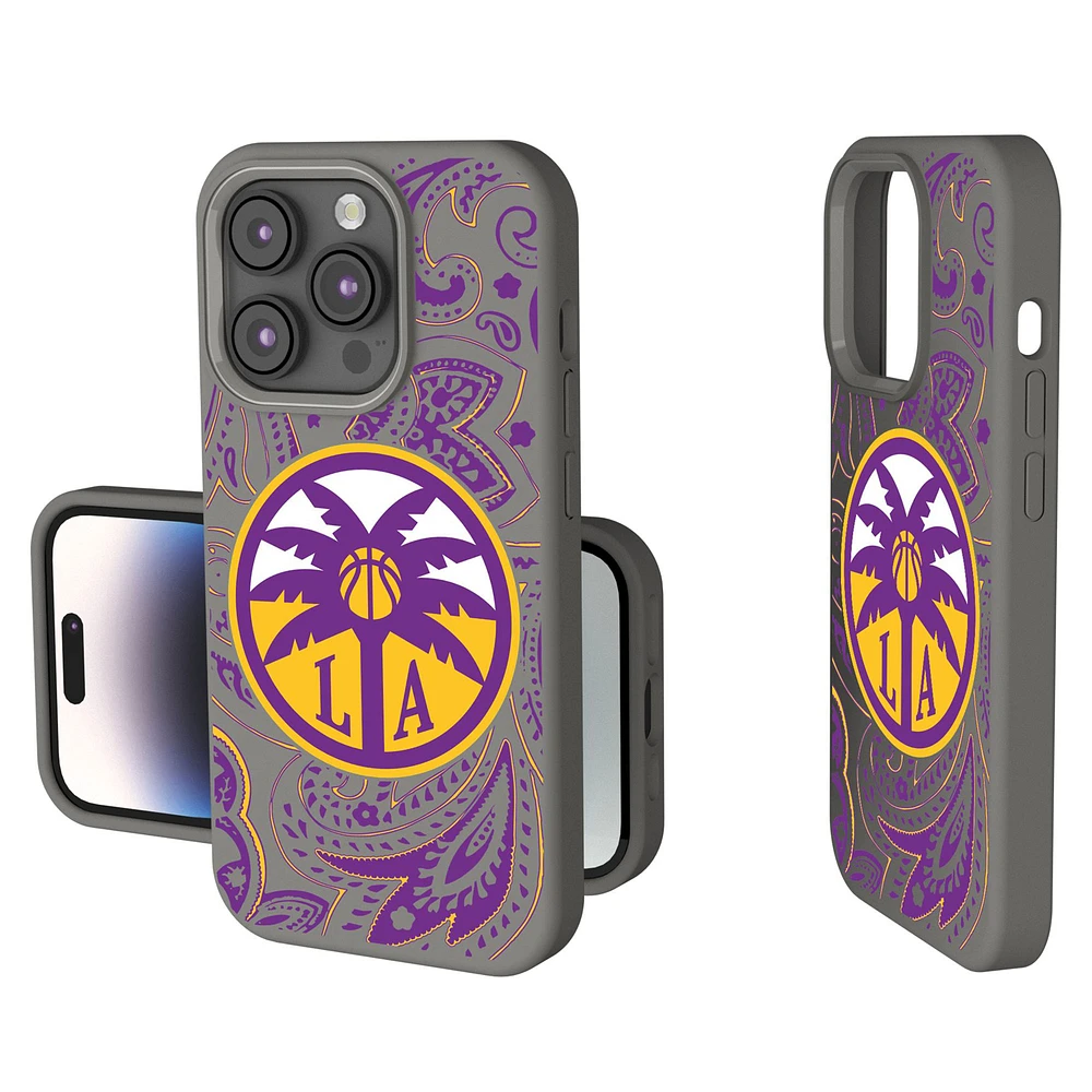 Los Angeles Sparks Paisley iPhone Soft Touch Case