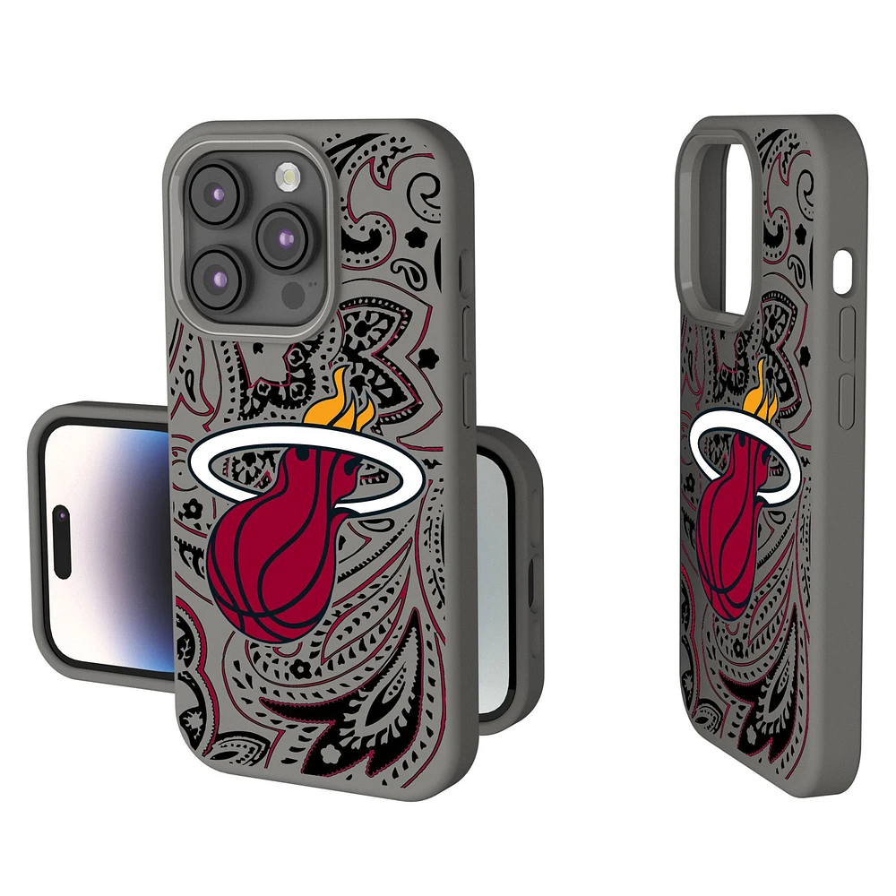 Miami Heat Paisley iPhone Soft Touch Case
