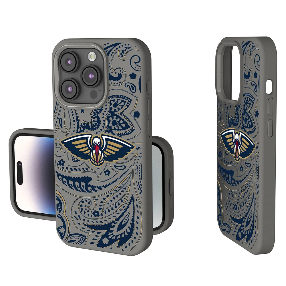 New Orleans Pelicans Paisley iPhone Soft Touch Case