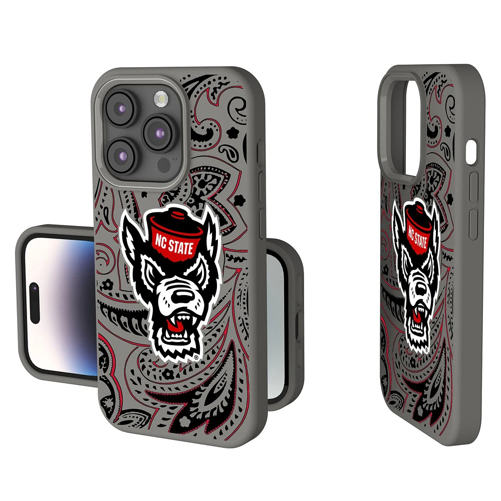 NC State Wolfpack Paisley iPhone Soft Touch Case