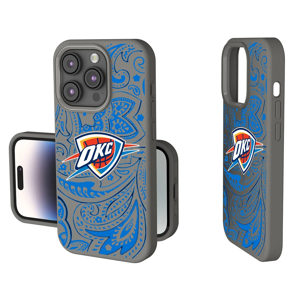 Oklahoma City Thunder Paisley iPhone Soft Touch Case