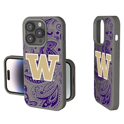 Washington Huskies Paisley iPhone Soft Touch Case