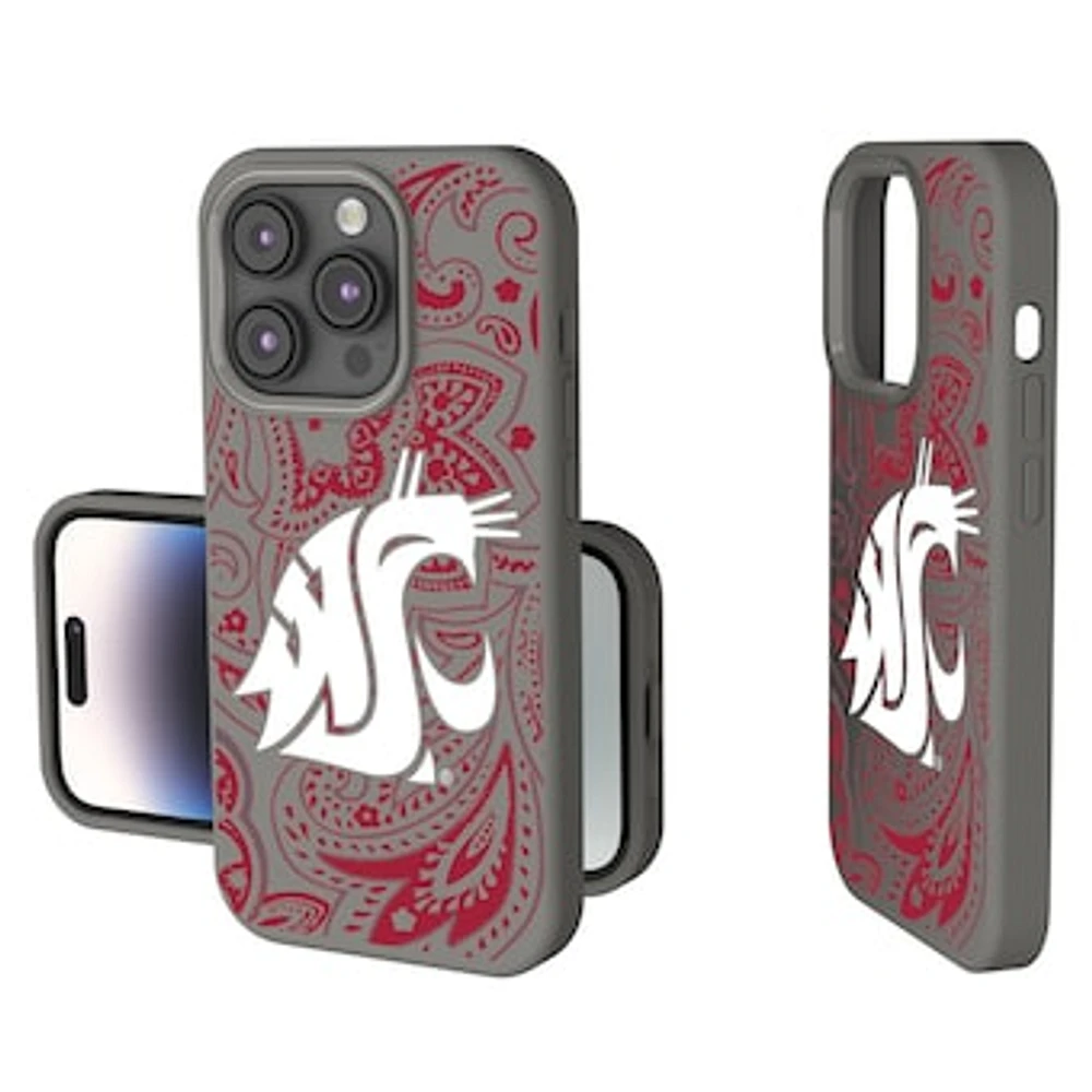 Washington State Cougars Paisley iPhone Soft Touch Case