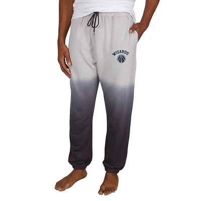 Men's Concepts Sport Gray/Charcoal Washington Wizards Dusk Dip Dye Lightweight French Terry Lounge Pants