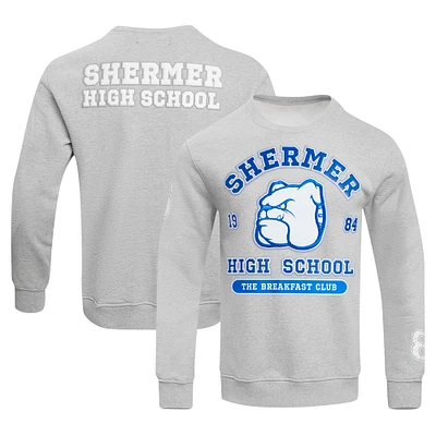 Men's Freeze Max Heather Gray The Breakfast Club Shermer High School Pullover Sweatshirt