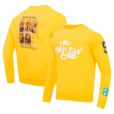 Men's Freeze Max Yellow The Breakfast Club Road Call Pullover Sweatshirt