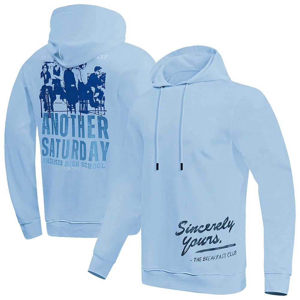Men's Freeze Max Light Blue The Breakfast Club Another Saturday Pullover Hoodie