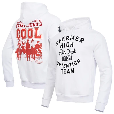 Men's Freeze Max White The Breakfast Club Everything's Cool Pullover Hoodie