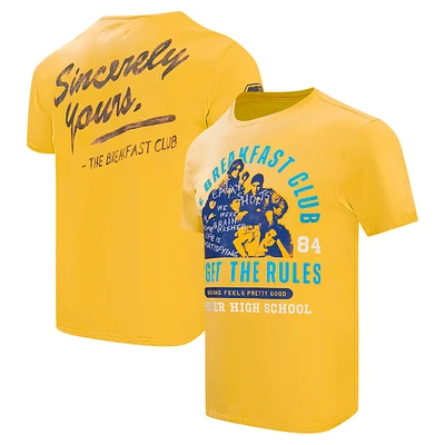Men's Freeze Max Yellow The Breakfast Club Forget Rules T-Shirt