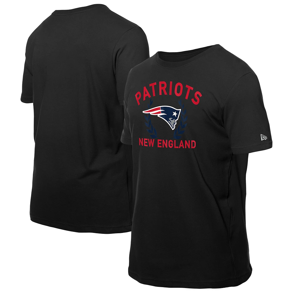 Men's New Era Black England Patriots 2025 NFL Draft T-Shirt