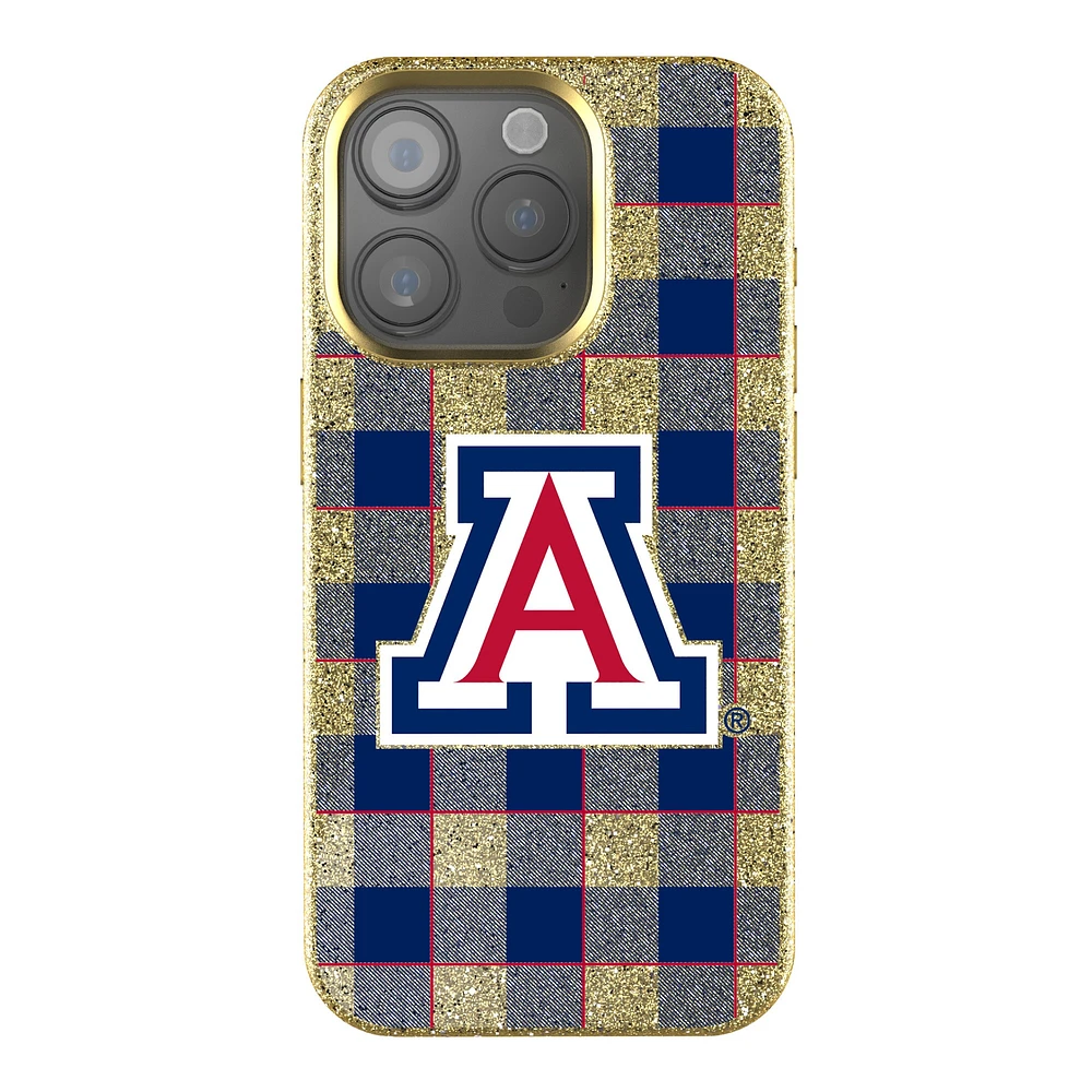Keyscaper Arizona Wildcats Plaid iPhone Bling Case