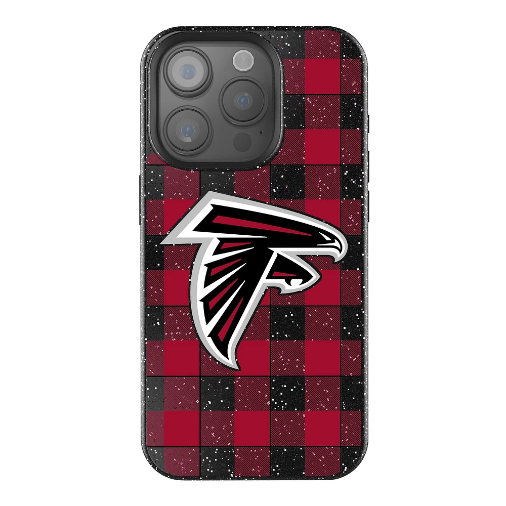 Keyscaper Atlanta Falcons Plaid Bling iPhone Case