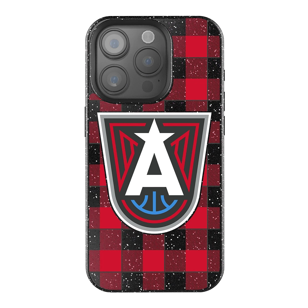 Keyscaper Atlanta Dream Plaid Bling iPhone Case