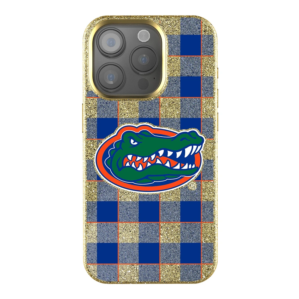 Keyscaper Florida Gators Plaid Bling iPhone Case