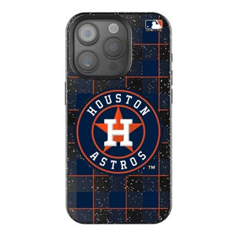 Keyscaper Houston Astros Plaid Bling iPhone Case