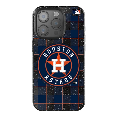 Keyscaper Houston Astros Plaid Bling iPhone Case