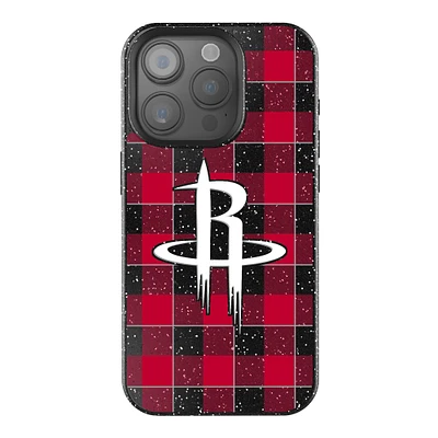 Keyscaper Houston Rockets Plaid Bling iPhone Case