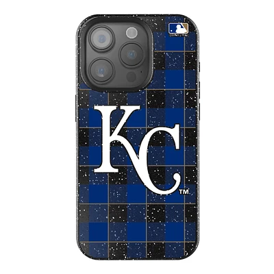 Keyscaper Kansas City Royals Plaid Bling iPhone Case