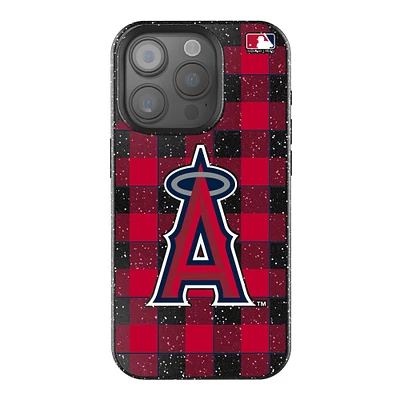 Keyscaper Los Angeles Angels Plaid Bling iPhone Case