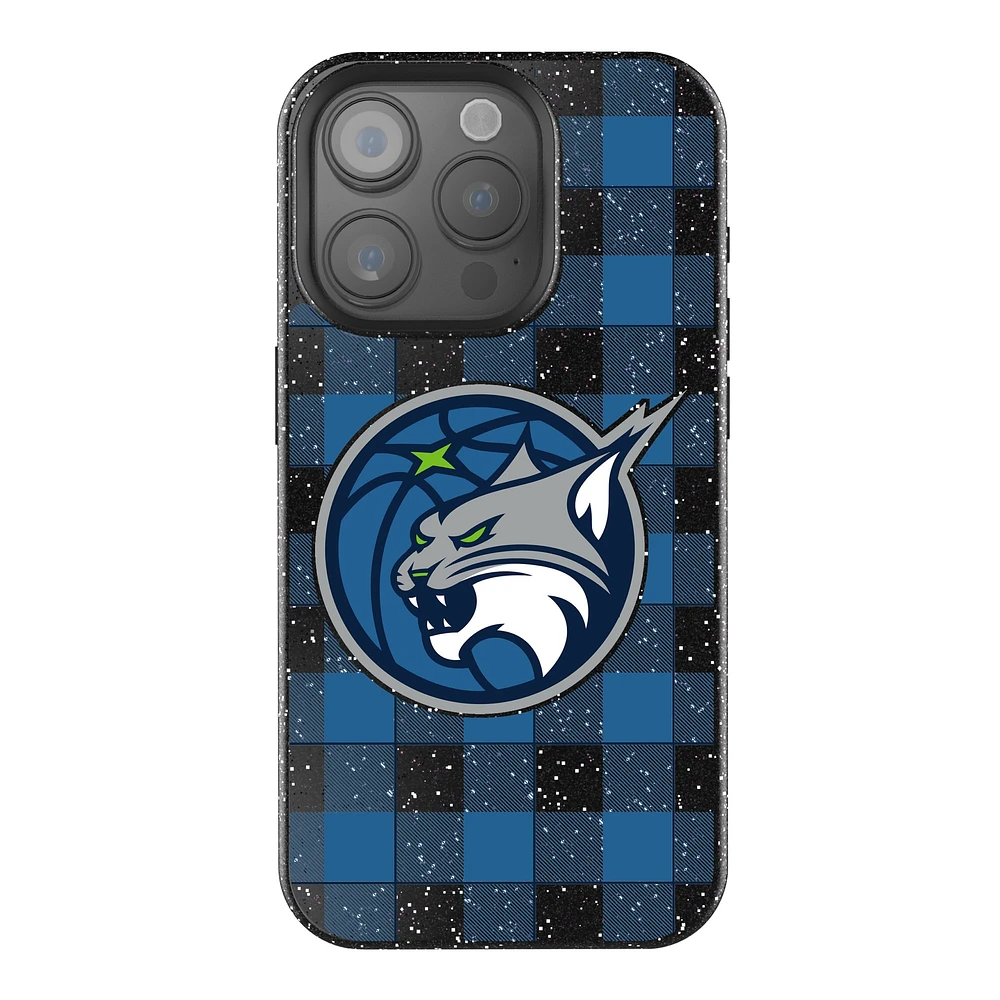 Keyscaper Minnesota Lynx Plaid Bling iPhone Case