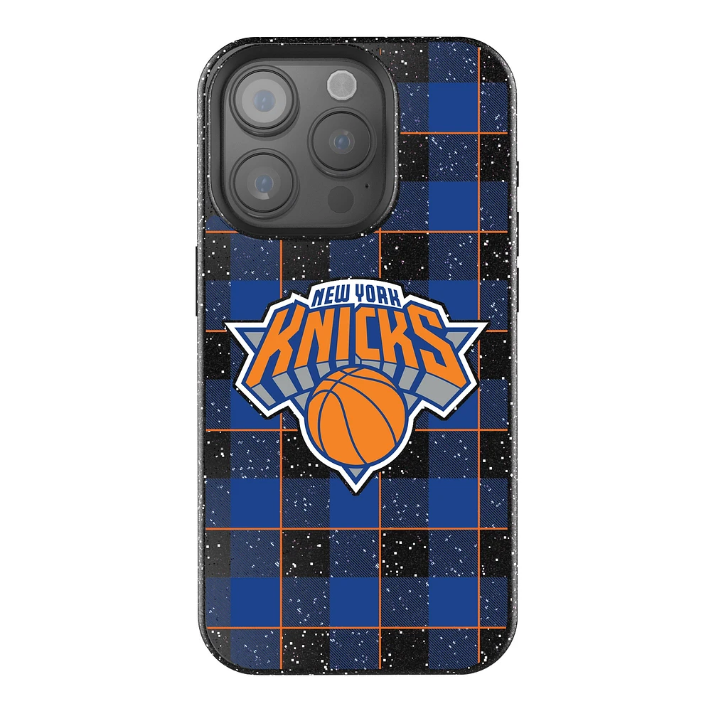 Keyscaper New York Knicks Plaid Bling iPhone Case