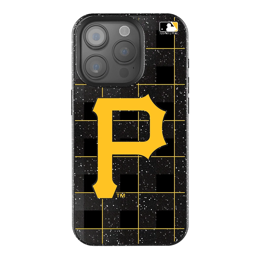 Keyscaper Pittsburgh Pirates Plaid Bling iPhone Case
