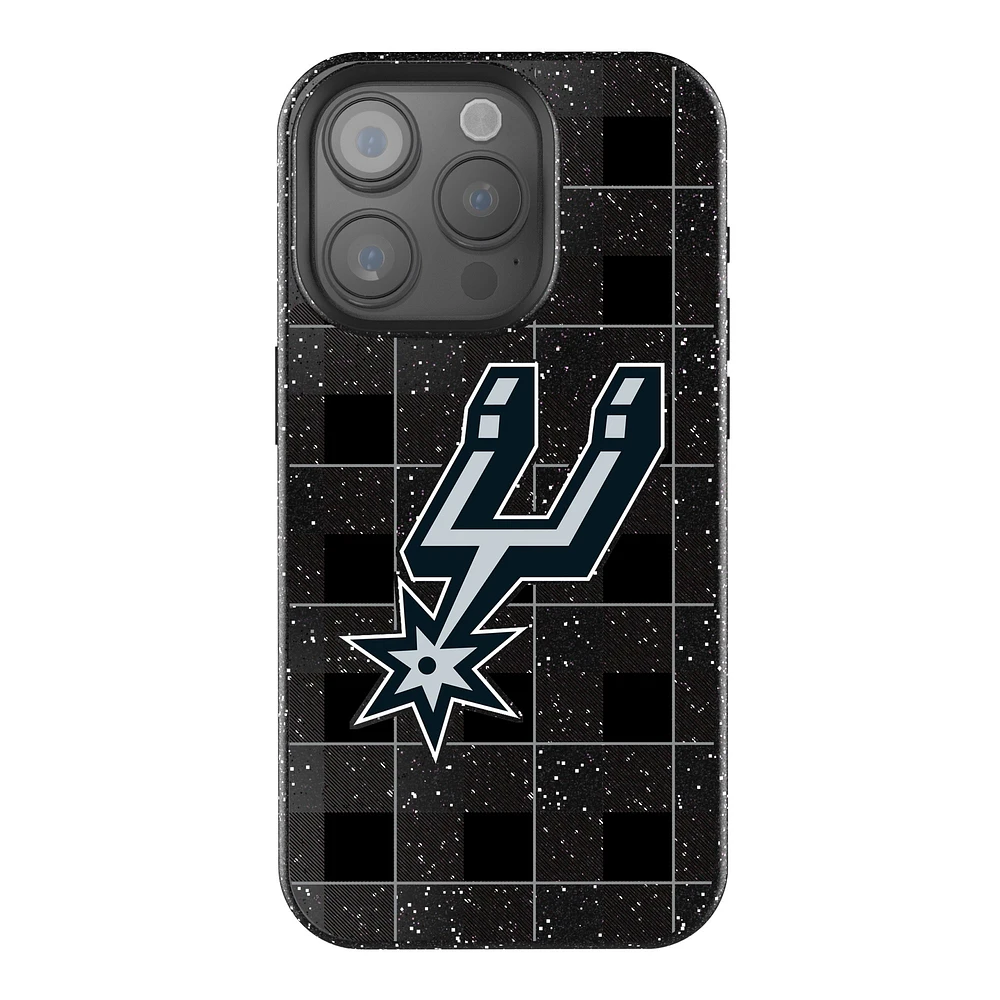 Keyscaper San Antonio Spurs Plaid Bling iPhone Case