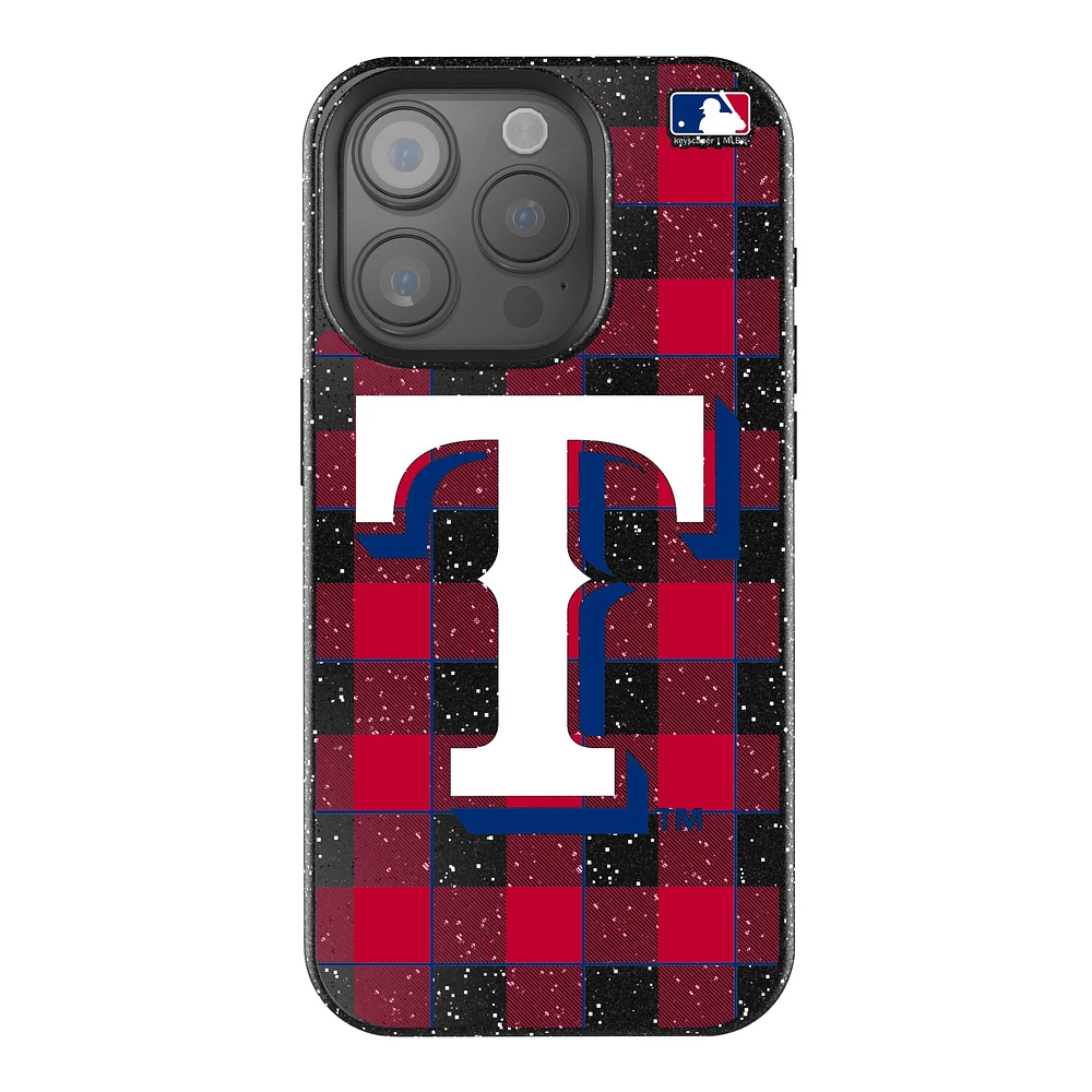 Keyscaper Texas Rangers Plaid Bling iPhone Case