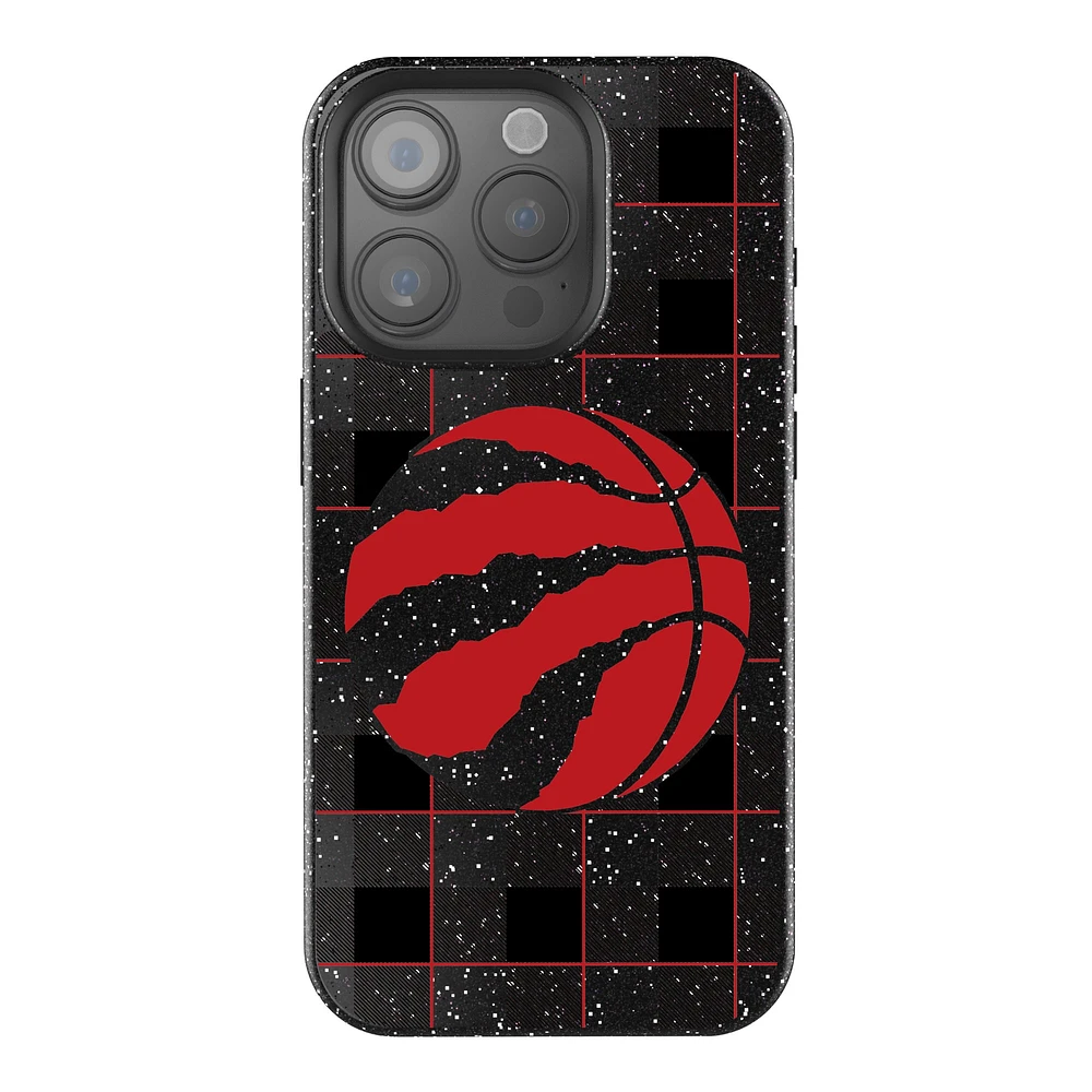 Keyscaper Toronto Raptors Plaid Bling iPhone Case