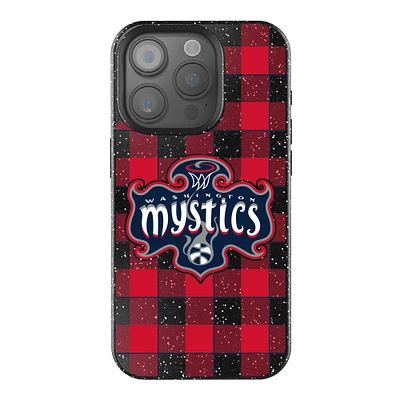 Keyscaper Washington Mystics Plaid Bling iPhone Case