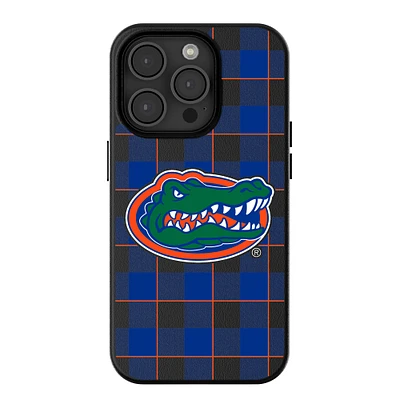 Keyscaper Florida Gators Plaid Magnetic Bump iPhone Case