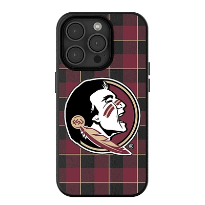 Keyscaper Florida State Seminoles Plaid Magnetic Bump iPhone Case