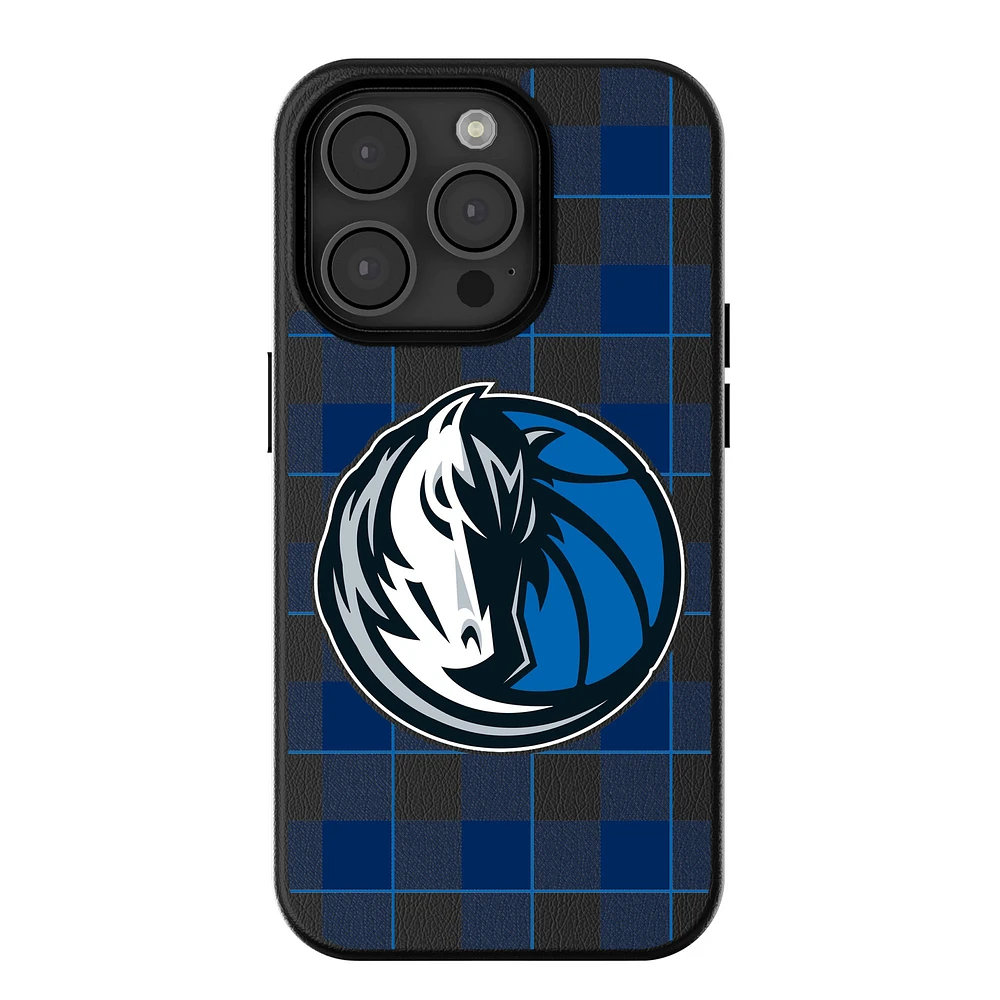 Keyscaper Dallas Mavericks Plaid Magnetic Bump iPhone Case