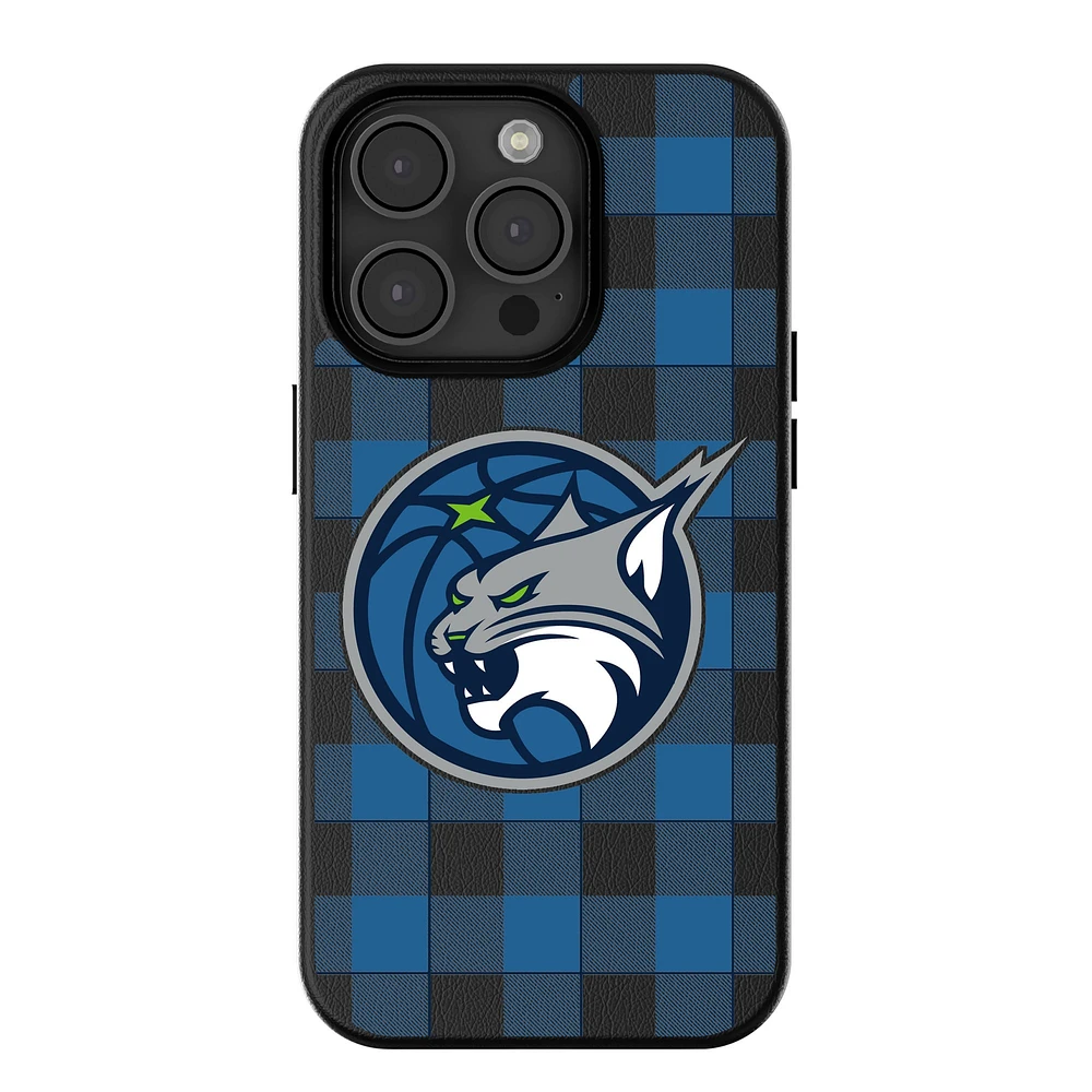 Keyscaper Minnesota Lynx Plaid Magnetic Bump iPhone Case