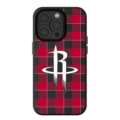 Keyscaper Houston Rockets Plaid Magnetic Bump iPhone Case