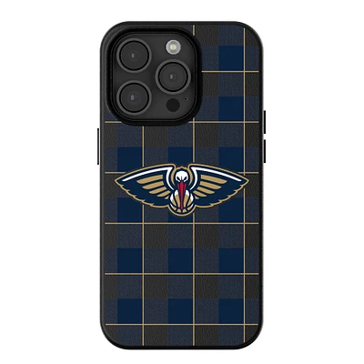 Keyscaper New Orleans Pelicans Plaid Magnetic Bump iPhone Case
