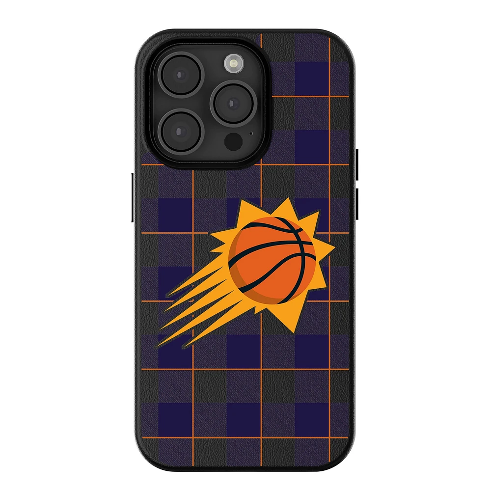 Keyscaper Phoenix Suns Plaid Magnetic Bump iPhone Case