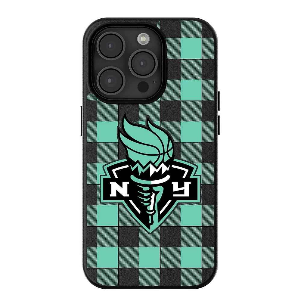 Keyscaper New York Liberty Plaid Magnetic Bump iPhone Case
